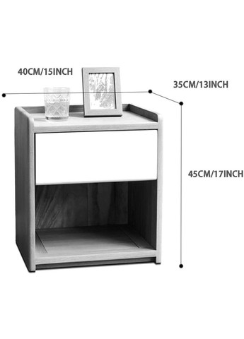 Приліжкова тумба з дерева Олунга каррі-зефір (ПТМ-00250220) No Brand (328080642)