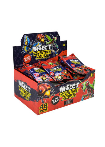 Набор из 48 игрушек-рептилий, размер 6x9x1,5 см, в ассортименте - No Brand BY568-956 (371925563)