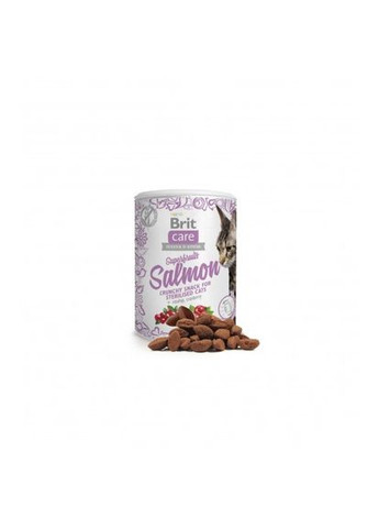 Лакомство для кошек Cat Snack Superfruits Salmon, лосось, 100 г Brit Care (331651897)