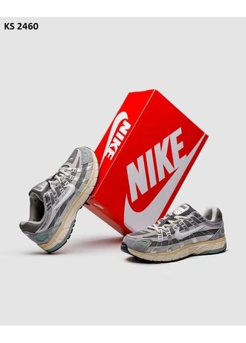Сірі літні кросівки nike p-6000 gray найк п-6000 сірі No Brand