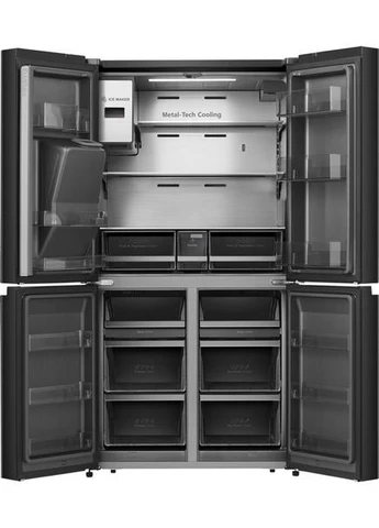 Холодильник RQ760N4IFE 577 л багатодверний No Frost Чорний Hisense (402263096)