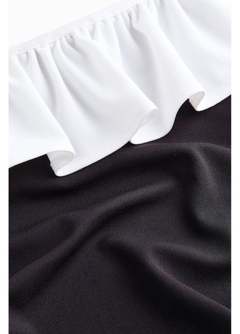 Чорна кежуал сукня міді H&M однотонна