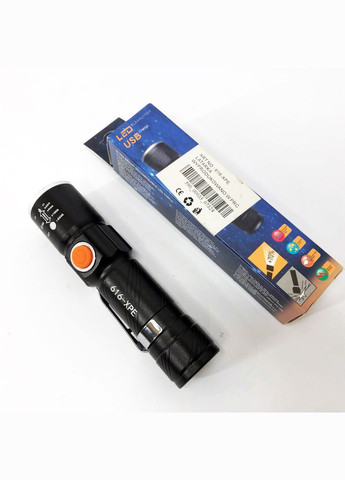 Кишеньковий ліхтарик 616-XPE, Портативний світлодіодний ліхтар із зарядкою, Алюмінієвий ліхтар Police (369562011)