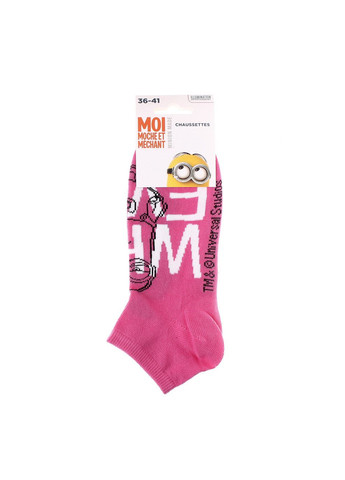 Рожеві шкарпетки what ever 1-pack pink Minions однотонні (333958110)