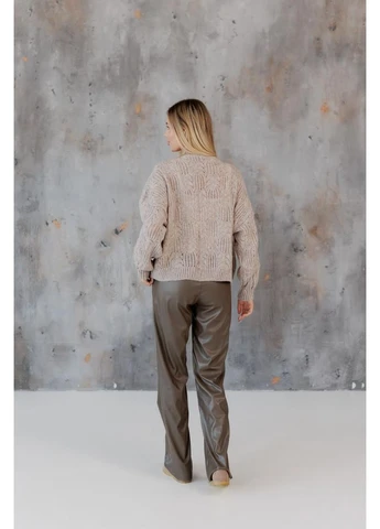 Бежевый демисезонный кардиган Art Knit