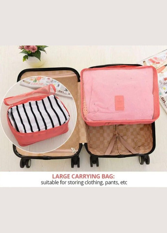 Набір дорожніх органайзерів Кораловий No Brand (296573446)