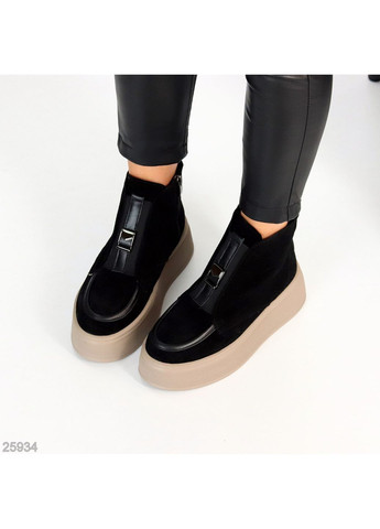 Зимние зимние ботинки Helen из натуральной замши