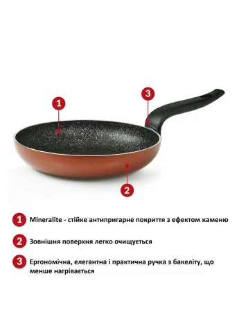 Сковорода Pepita Granit 26 см (PGFPS2650) Flonal (316182999)