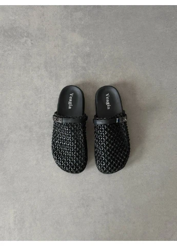 Стильні мюлі з плетінням No Brand (396774950)