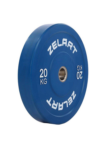 Блины диски бамперные для кроссфита резиновые TA-7797 20 кг Zelart (286043459)