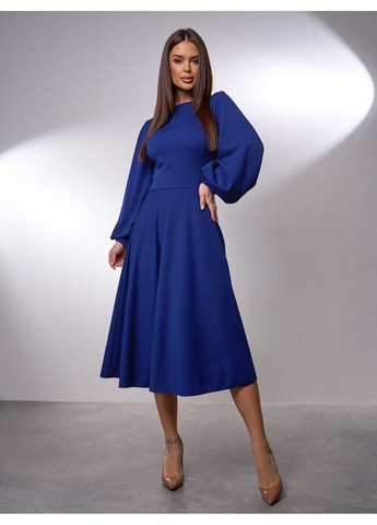 Синя ділова сукня issa pus 14414 синій ISSA PLUS