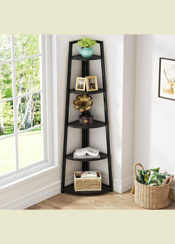 Стеллаж угловой для ванной из дерева Бореаль венге (ВУГ-002712) No Brand (328091147)