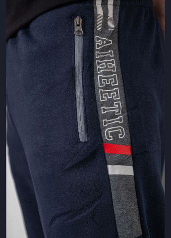 Темно-синие спортивные, кэжуал демисезонные брюки Ager