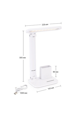 Настільна лампа WD-6072 1200mAh 18smd 2.5W 208lm 5150K Weidasi (290850214)