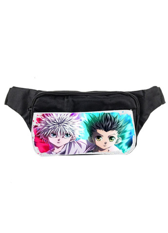 Сумка на пояс (через плече) бананка, Аніме Хантер х Хантер #007 унісекс, 14*22 см, чорний No Brand (316119769)