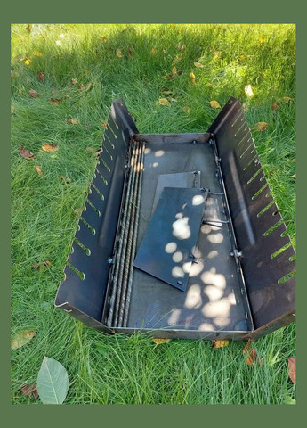 Мангал чемодан 2мм 12 шампуров No Brand (323484851)