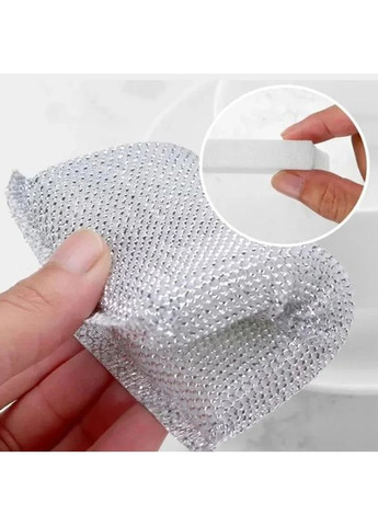 Губки для посуду м'які 4 шт Безпечні неабразивні чистячі мочалки для каструль, сковорідок і кухонних поверхонь No Brand (368304084)