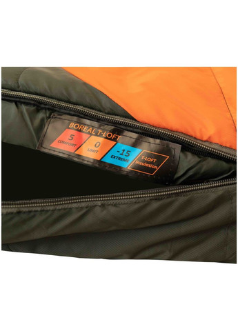 Спальний мішок Boreal Regular кокон правий orange/grey 200/80-50 UTRS-061R (UTRS-061R-R) Tramp (316535082)