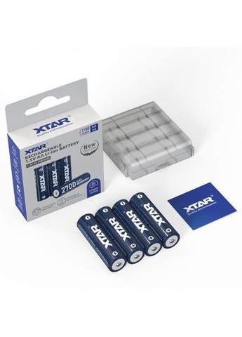 Акумулятор літій-іонний AA/HR6 1,5V 4300mWh/2700mAh XTAR (370778474)
