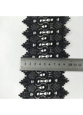 Кружево макраме 9см (20 м) Цвет - Черный (23-Y12169-10) Plus-plus (352745252)
