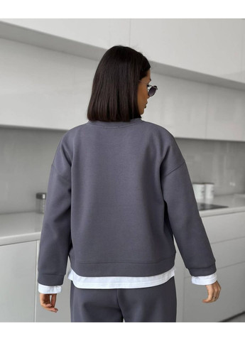 Женский костюм oversize из мягкой ткани Україна (356683245)