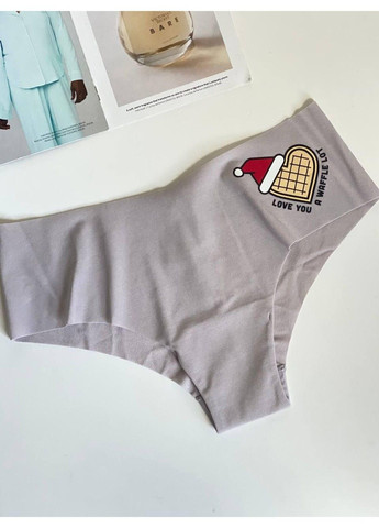 Трусики-чики жіночі безшовні PINK сірі L Victoria's Secret (316659281)