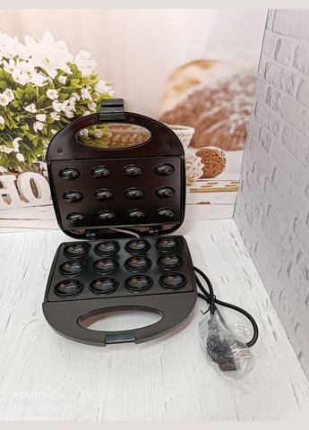 Електроорешниця RAF R.246 52789 750 Вт, Вафельниця з антипригарним покриттям, Чорний No Brand (322053490)