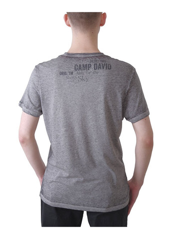 Серая футболка-футболка мужская для мужчин Camp David