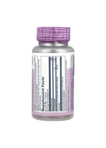 Екстракт червоного мороапельсина для імунітету Moro Red Orange 400 мг 30 капсул Solaray (367958282)