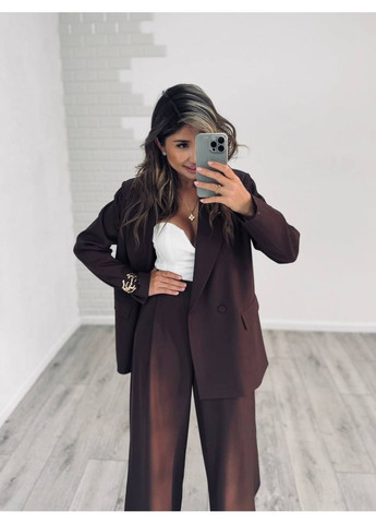 Класичний костюм 🤎🖤 (ЗАМІР В ОПИСІ) GD/GL Модний простір (370146671)