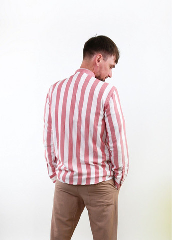 Розовая рубашка в полоску Mtp