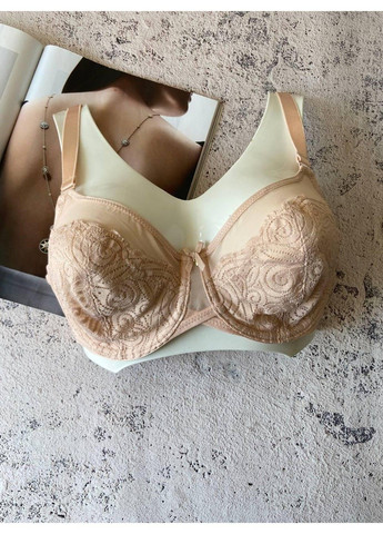 Бежевий бюстгальтер без поролону бежевий Lanny Mode