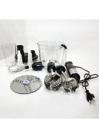 Багатофункціональний занурювальний мульти блендер 4в1 RB-2238 подрібнювач 1200 Вт, потужний Rainberg (365813168)