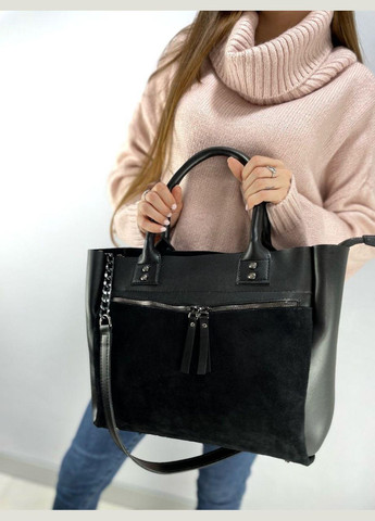 Сумка женская черная большая PTR No Brand (317763615)