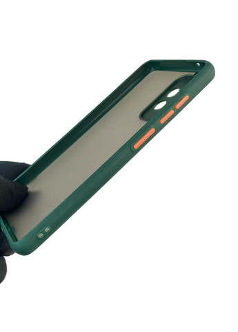 Чехол для телефона Galaxy A52 4G (SM-A525) с высокими бортами защитой камеры самсунг а52 темно-зеленый Samsung (366388362)