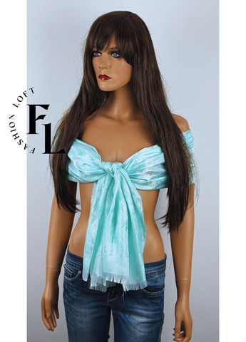 Женский шарф палантин (100% шелк 170х70см) Fashion Loft (296267156)