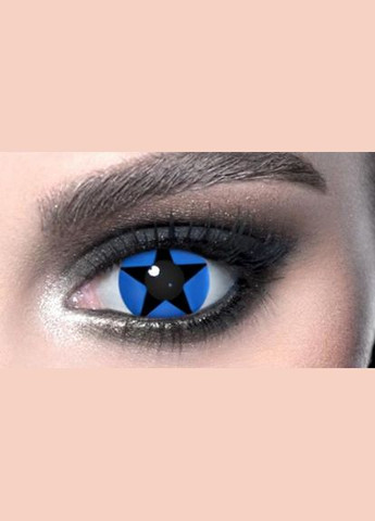 Кольорові лінзи Наруто Сюрікени ELITE LENS (СИНЯ ЗІРКА) (LN001) No Brand (327004499)