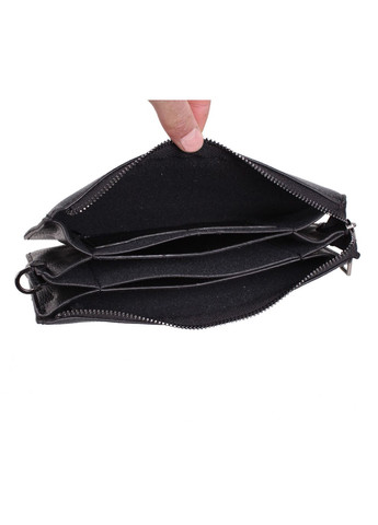 Мужчина клатч из искусственной кожи 356-C168BLACK Dovhani (370848559)