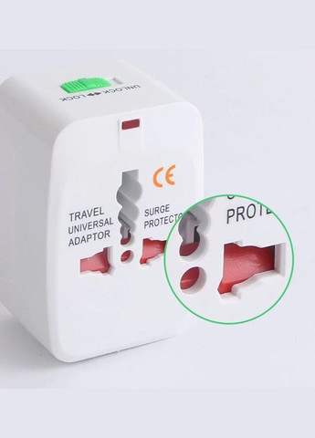 Универсальный Адаптер Переходник для Европейской Розетки с Американской и Китайской Вилкой Indaptor (5024495) Clefers (327072173)