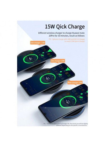 Бездротовий зарядний пристрій 15W quick charge QI Essager (296107878)