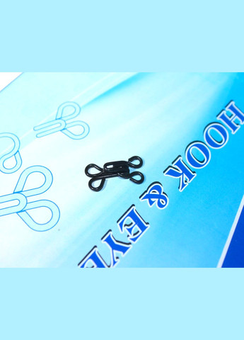 Гачки пришивні чорні №3/18мм/1770пар FROM FACTORY KRJ (335397823)