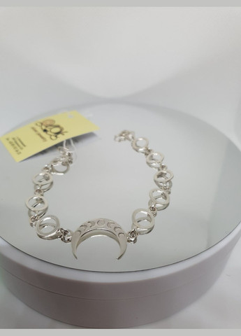 Комплект украшений серебро 925 пробы Лунница фазы браслет и кулон No Brand (338861789)