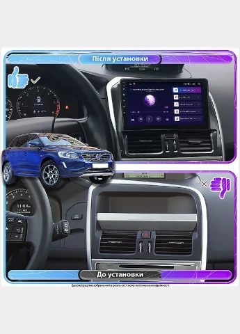 Штатна магнітола для Volvo XC60 I Рестайлинг 2013-2017 екран 9" 4/32Gb 4G Wi-Fi GPS Top Lesko (378916283)