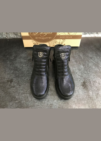 Темно-синие повседневные осенние натуральные ботинки на платформе,, бистфор, украина Bistfor