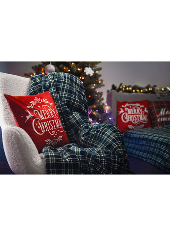 Плед Sherpa Клітина ART0202SH 160х200 см зелений Ardesto (368764647)