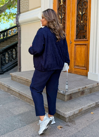 Костюм жіночий демісезонний з вельвету (кофта + штани) No Brand (358501658)