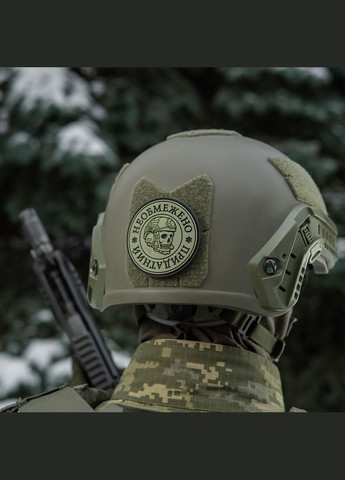 Нашивка Неограниченно применимый PVC Black/Olive M-TAC (315047397)