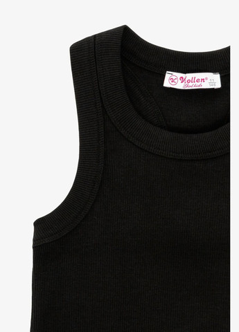 Майка однотонная для девочки 5092 158 см Черный shop (2000990938350) Viollen (324557284)