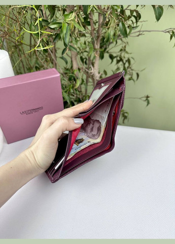 Шкіряний жіночий гаманець на кнопці невеликого розміру Fernando (279835221)