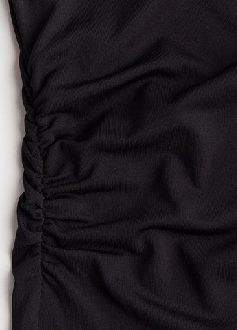 Черное кэжуал платье H&M однотонное